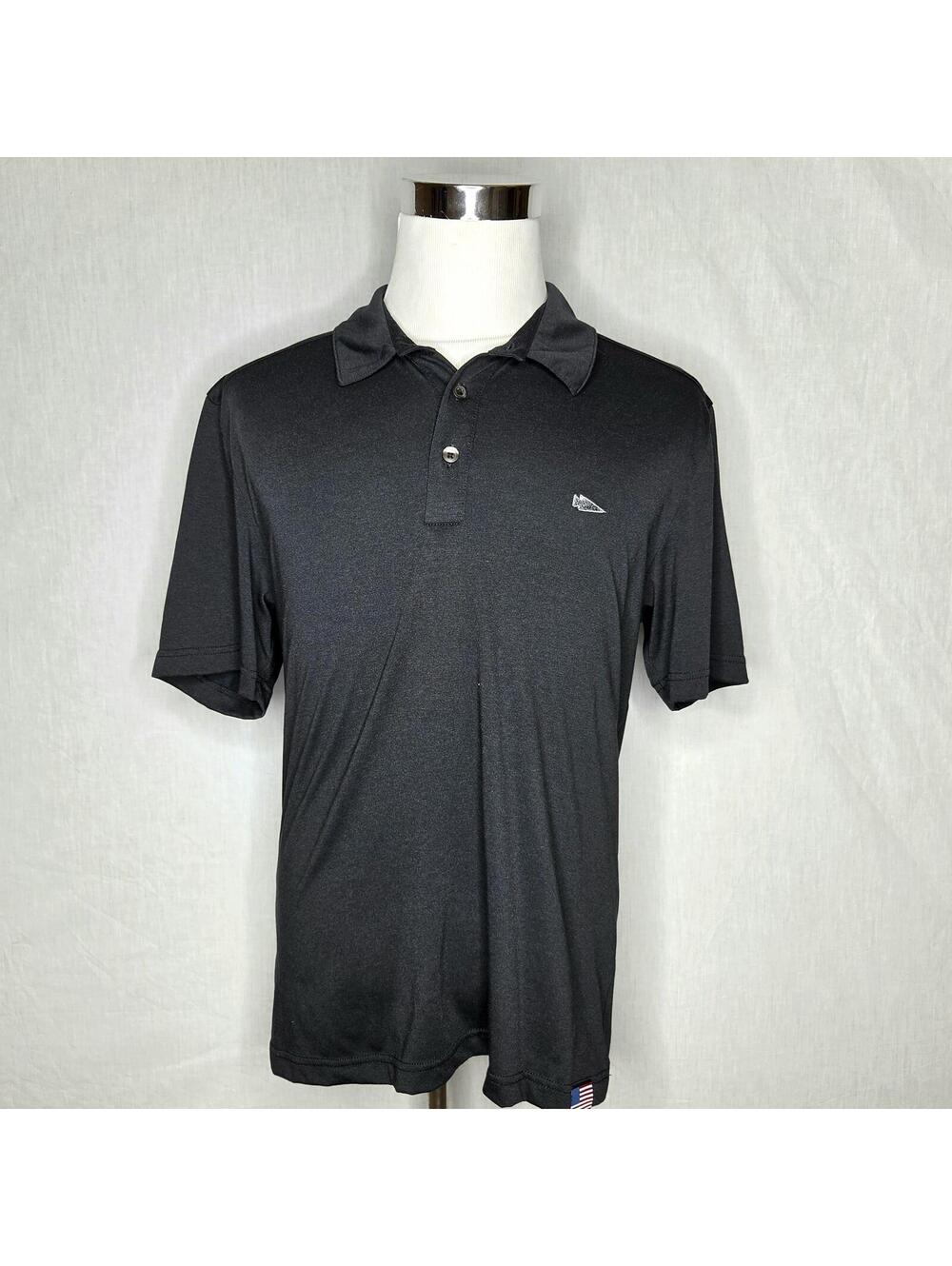 Men's Goruck Black Polo Tough 365 Performance Short Sleeve Sz Large